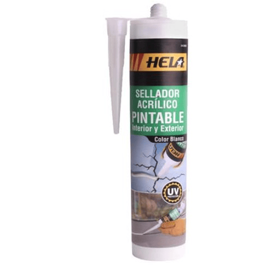 SELLADOR ACRILICO BLANCO PINTABLE CON FUNGICIDA HELA