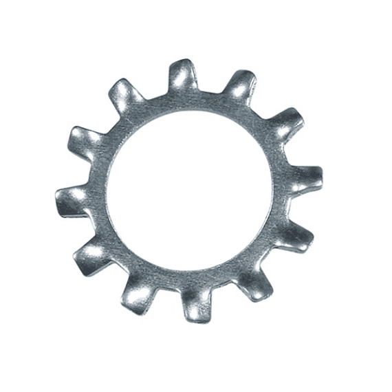 Golilla Estrella Diente Separado Zincada 1/ 2