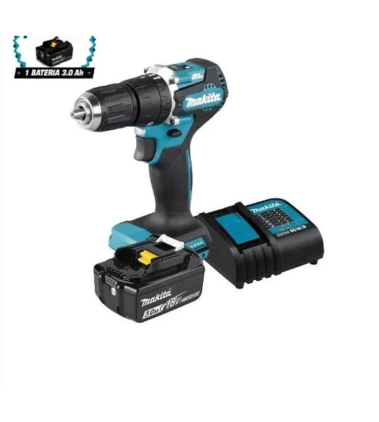 Taladro Percutor Inalámbrico 13 mm 18V. 2 Baterías 3.0Ah + Cargador