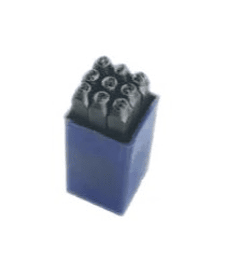 Juego Numero De Golpe 1.5 mm Altura                       