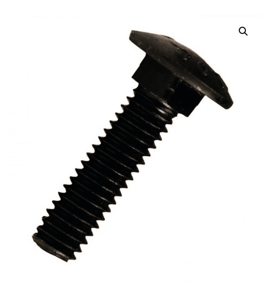 Perno Coche C.Com. HW Negro 1/2-12 x 2       