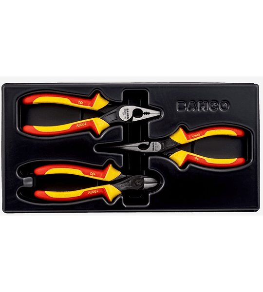 Juego De Alicates Universales 1000V ERGO 3 Piezas Bahco