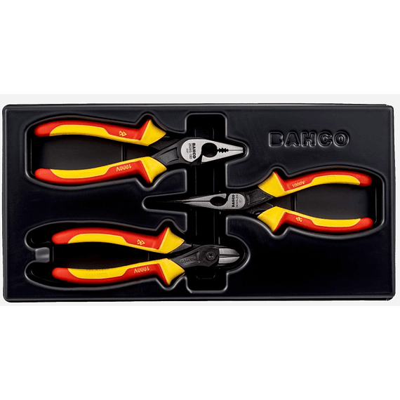 Juego De Alicates Universales 1000V ERGO 3 Piezas Bahco