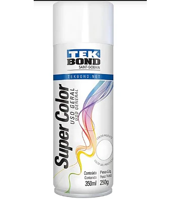 Esmalte Spray Acrilico Blanco Brillante 350 Ml Tekbond