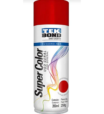 Pintura Acrilico Spray Rojo  350 Ml Tekbond          