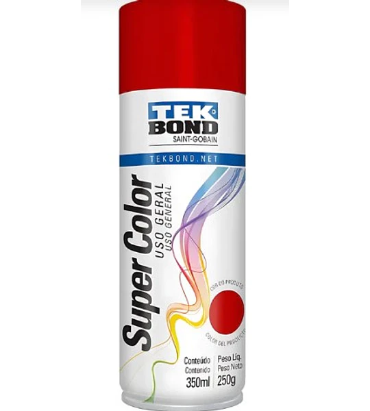 Pintura Acrilico Spray Rojo  350 Ml Tekbond          