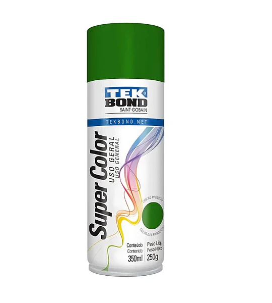 Esmalte Spray Acrílico Verde 350 Ml Tekbond