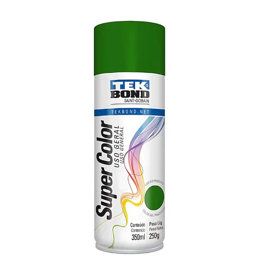 Esmalte Spray Acrílico Verde 350 Ml Tekbond