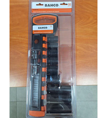 Jgo Dados Imp. 1/2 13 a 24 mm + 3 Dad. Larg. 17-19-21 + Extensión