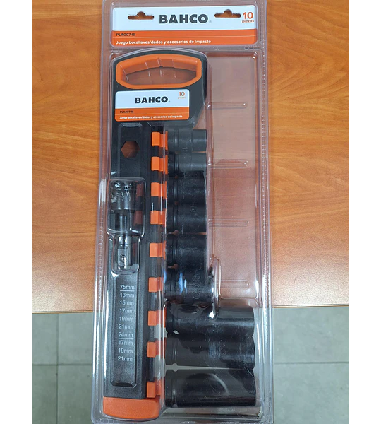 Jgo Dados Imp. 1/2 13 a 24 mm + 3 Dad. Larg. 17-19-21 + Extensión