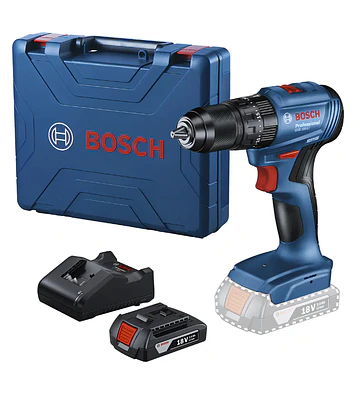 Taladro percutor inalambrico GSB185- LI 18V+ 2BAT + X-line 91 unid. Bosch