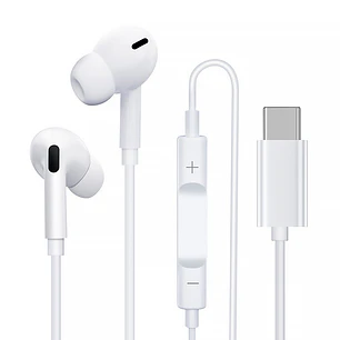 Audifonos con Mic Blanco Tipo C Tecnolab