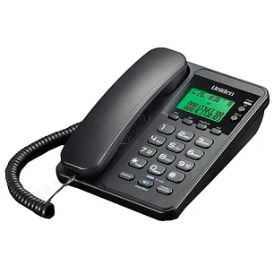 Telefono Fijo Uniden Negro AS6404 Con Visor