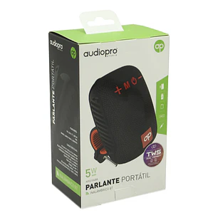 Parlante Bt Para Bicicleta, Moto o Scooter Audiopro AP02104BK