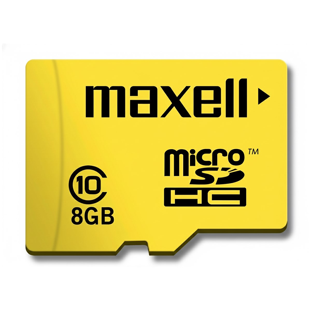 Tarjeta Micro SD Maxell 8GB CLASE 10 3