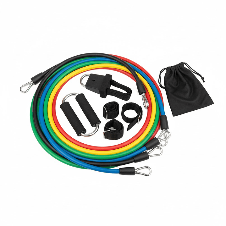 Set De 5 Bandas Elásticas Tubulares Infitness 100lb IN0011 1