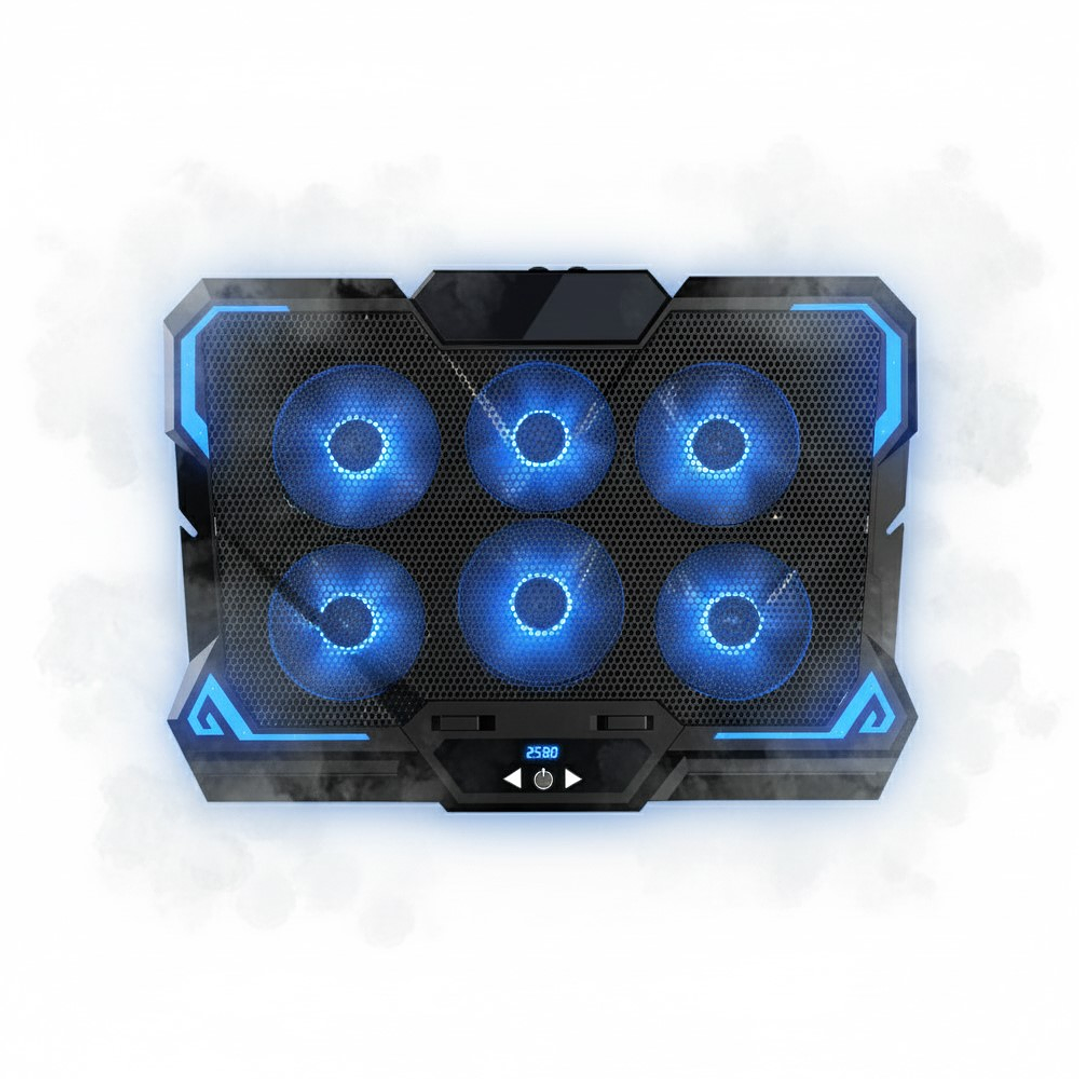 Ventilador Notebook Gamer Reptilex 6 Aspas Alto Flujo Rx0025 1