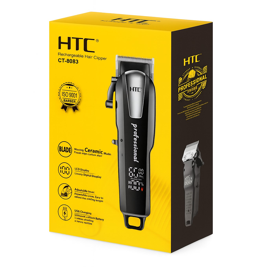 Cortadora De Pelo y Barba Inalámbrica HTC CT-8083 5