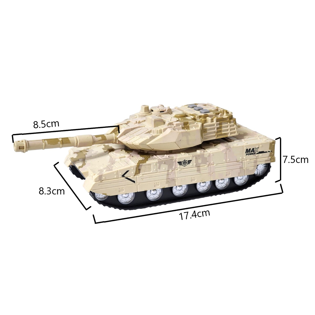 Juguete Tanque Guerra Militar Luz/ Sonido/ Fricción DBG1668 4