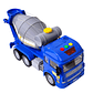 Juguete Camión Hormigonera Luz Sonido Fricción DBG1678 Azul - Miniatura 2