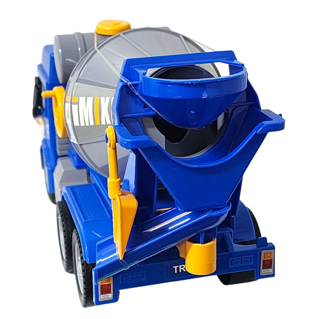 Juguete Camión Hormigonera Luz Sonido Fricción DBG1678 Azul 3