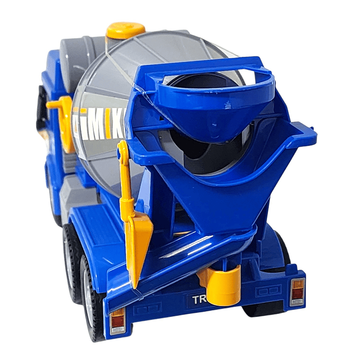 Juguete Camión Hormigonera Luz Sonido Fricción DBG1678 Azul 3