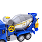 Juguete Camión Hormigonera Luz Sonido Fricción DBG1678 Azul - Miniatura 5