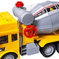 Juguete Camión Hormigonera Sonido Fricción DBG1678 Amarillo - Miniatura 7