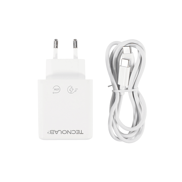 Cargador Ultra Rápido 45W QC 3.0 USB-C a C TL714 Tecnolab 1