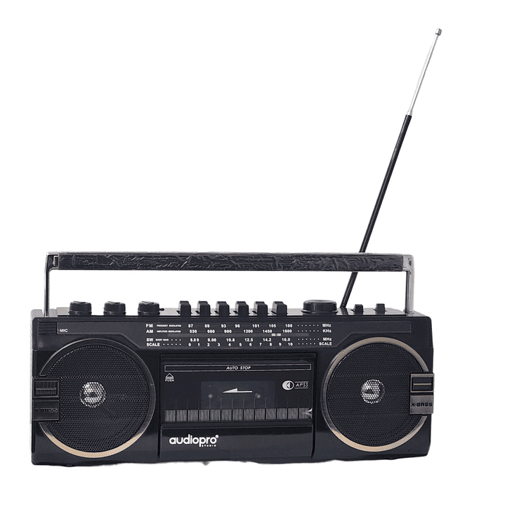 Radio Cassette 80s USB inalámbrico BT AP02054 Audio Pro 2