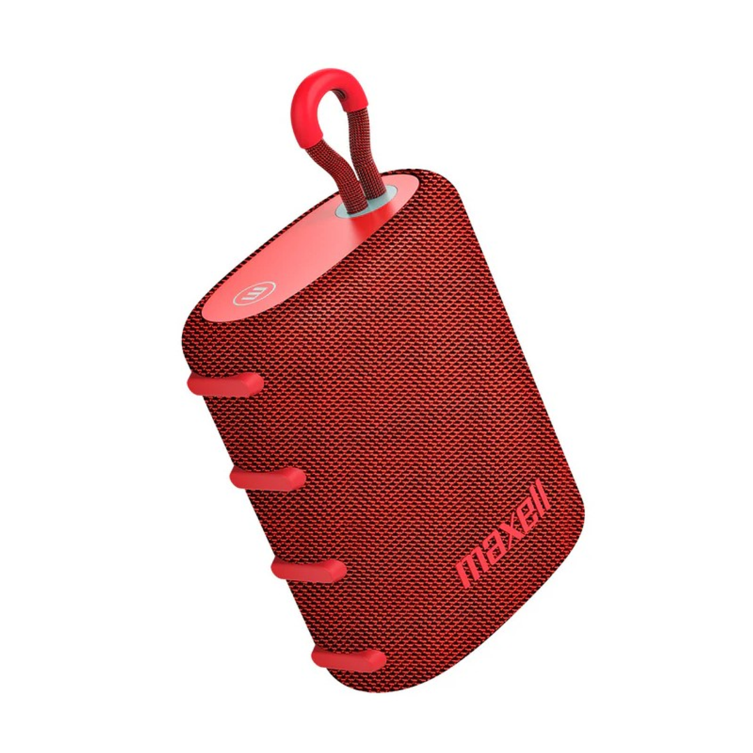 Parlante Bluetooth Portátil Maxell Nomad Tws 15 Hr Ipx5 Rojo 1