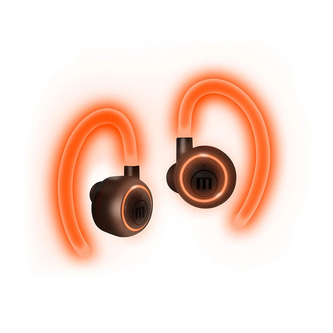 Audífonos Deportivos Inalámbricos Bt Maxell Tws Halo con Iluminación 1