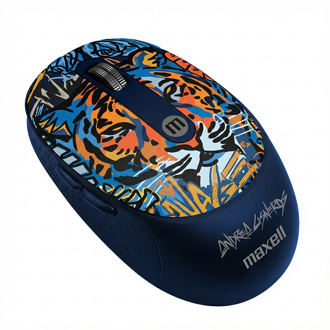 Mouse Inalámbrico Maxell Wild Tigre 4000dpi Usb/usb-c 2