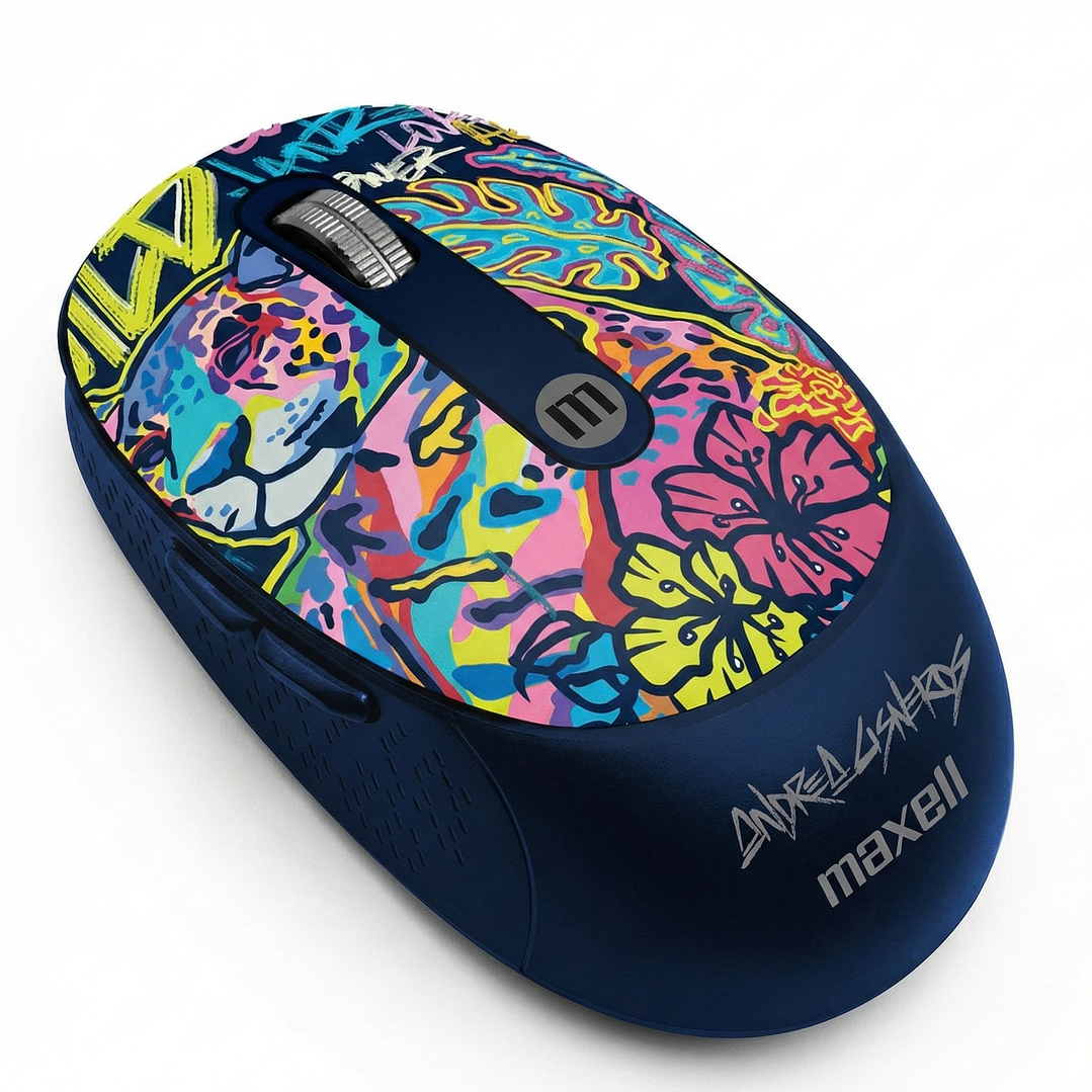 Mouse Inalámbrico Maxell Wild Jaguar 4000dpi Usb/usb-c 2