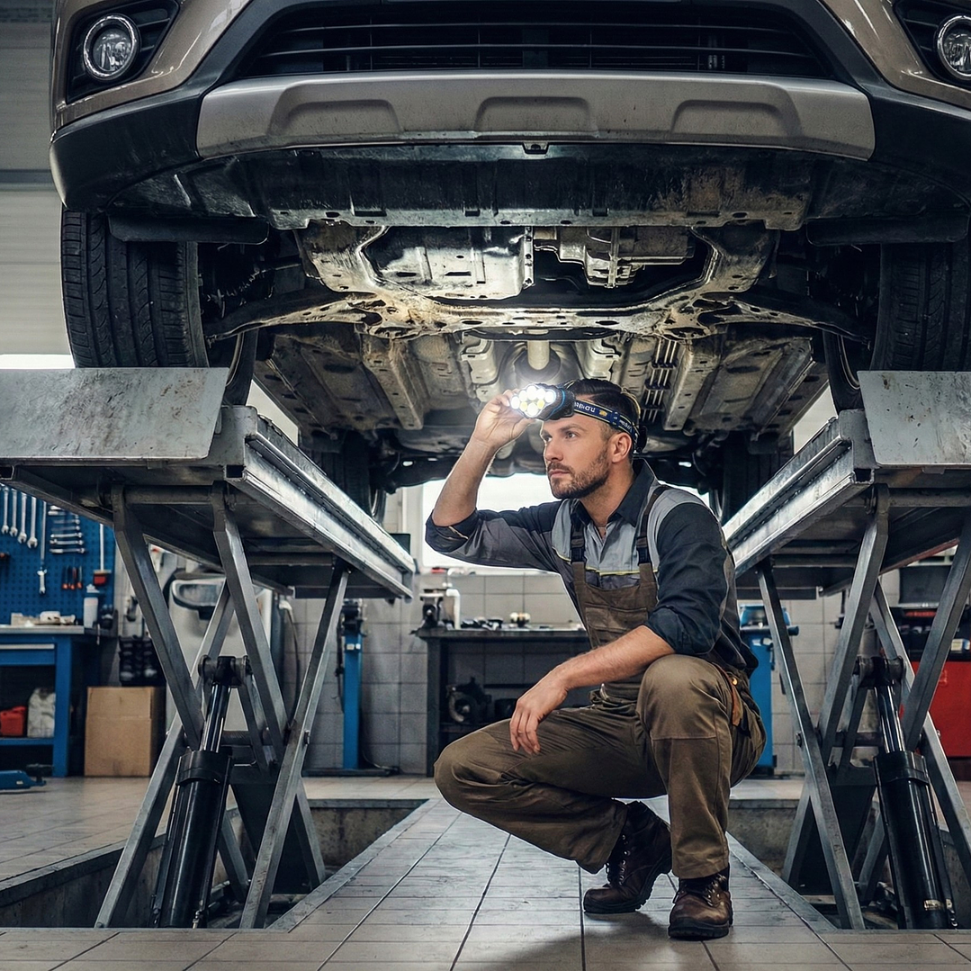 Linterna Cintillo Led Tecnolab 8 Focos Recargable TL143 6