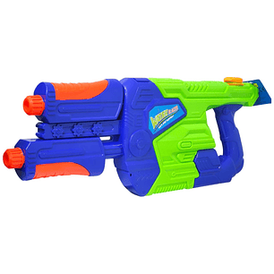 Juguete Pistola Lanza Agua Doble Cañon 890ml DBG1633