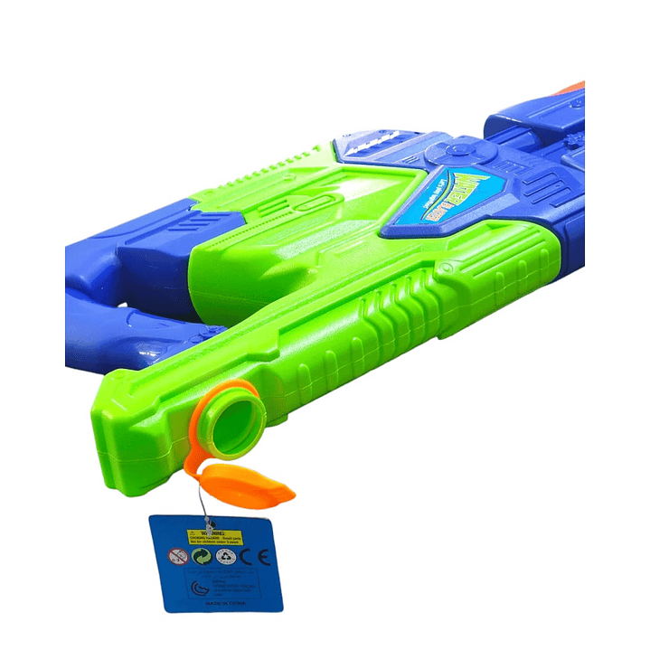 Juguete Pistola Lanza Agua Doble Cañon 890ml DBG1633 4