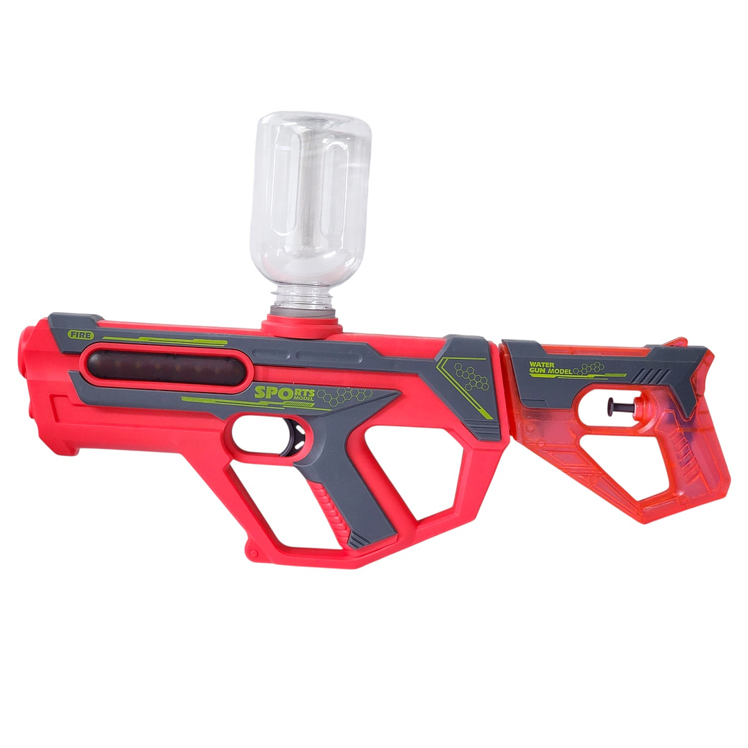 Juguete Pistola Lanza Agua 2 En 1 Recargable DBG1658R Rojo 1
