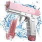 Pistola de Agua Eléctrica Recargable Presión DBG1652 Rosa - Miniatura 4