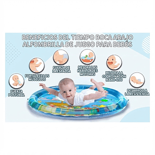 Alfombra De Agua Sensorial Bebé Diseño Marino DBG1451