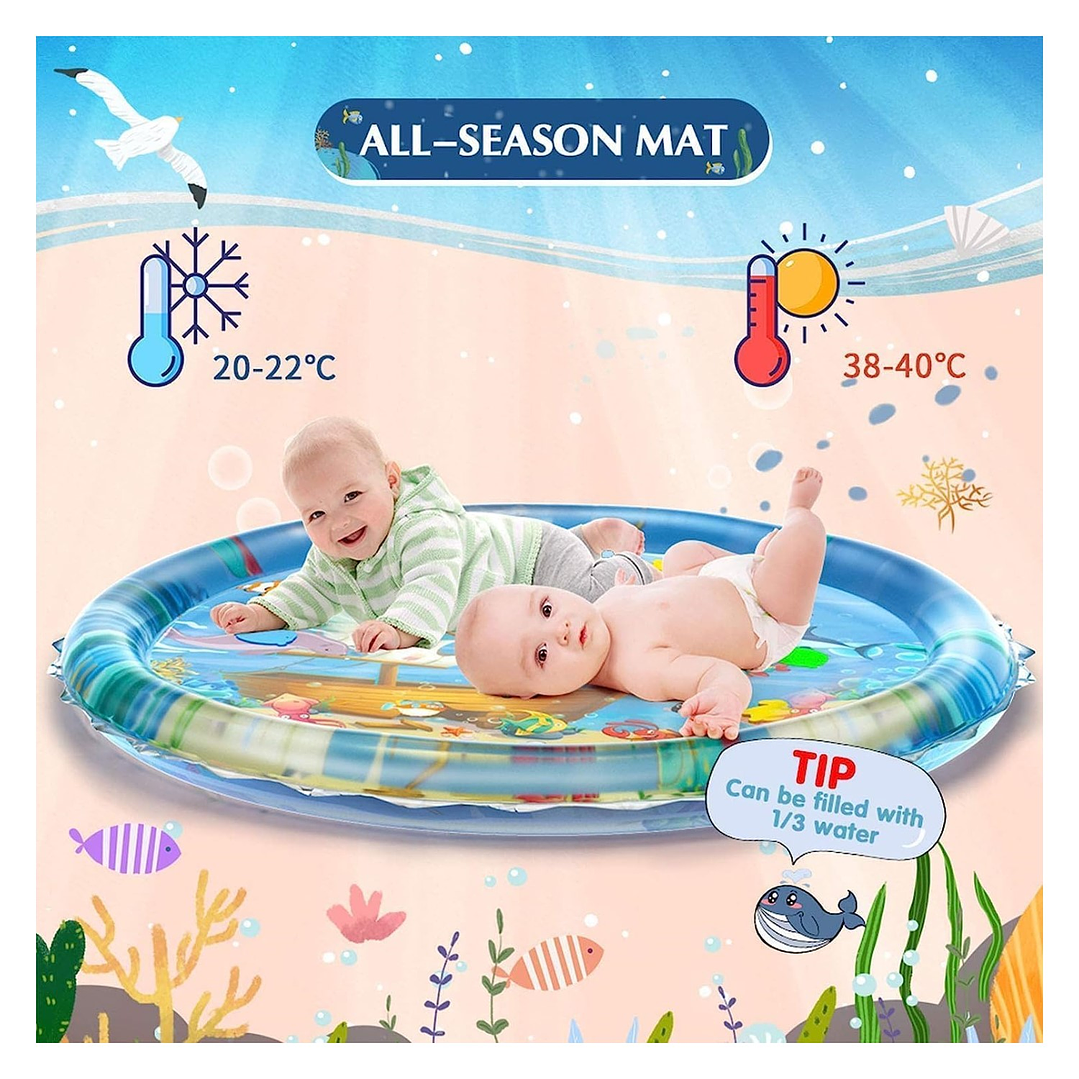 Alfombra De Agua Sensorial Bebé Diseño Marino DBG1451 6