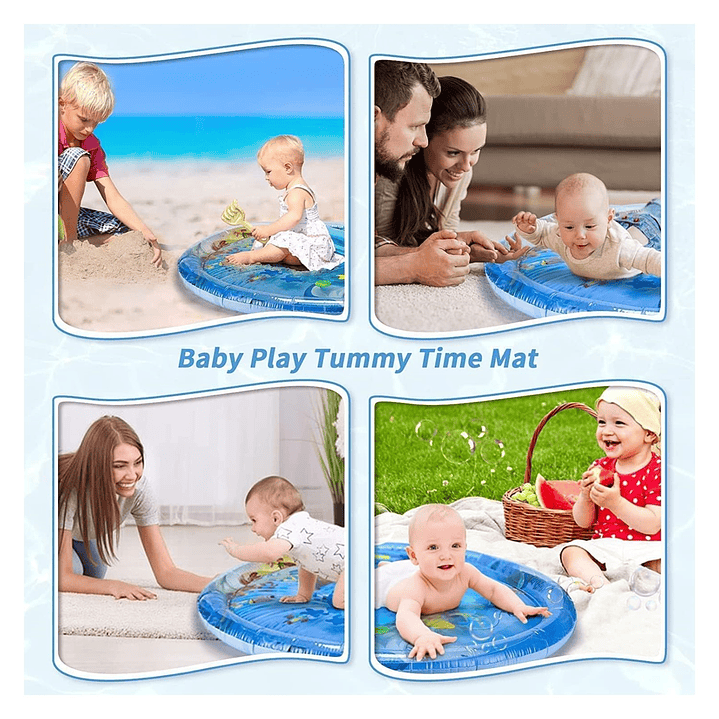 Alfombra De Agua Sensorial Bebé Diseño Marino DBG1451 7