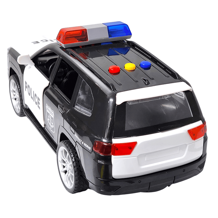Juguete Camioneta Policía Luces Sonidos Interactiva DBG1682 5