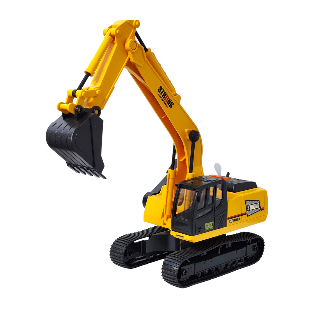 Juguete Retroexcavadora Fricción Luces Sonidos DBG1685 3