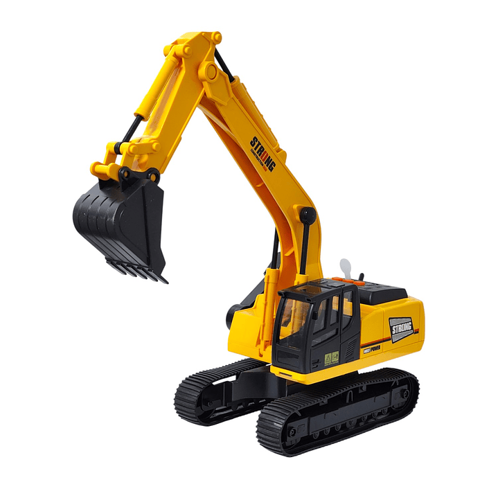 Juguete Retroexcavadora Fricción Luces Sonidos DBG1685 3