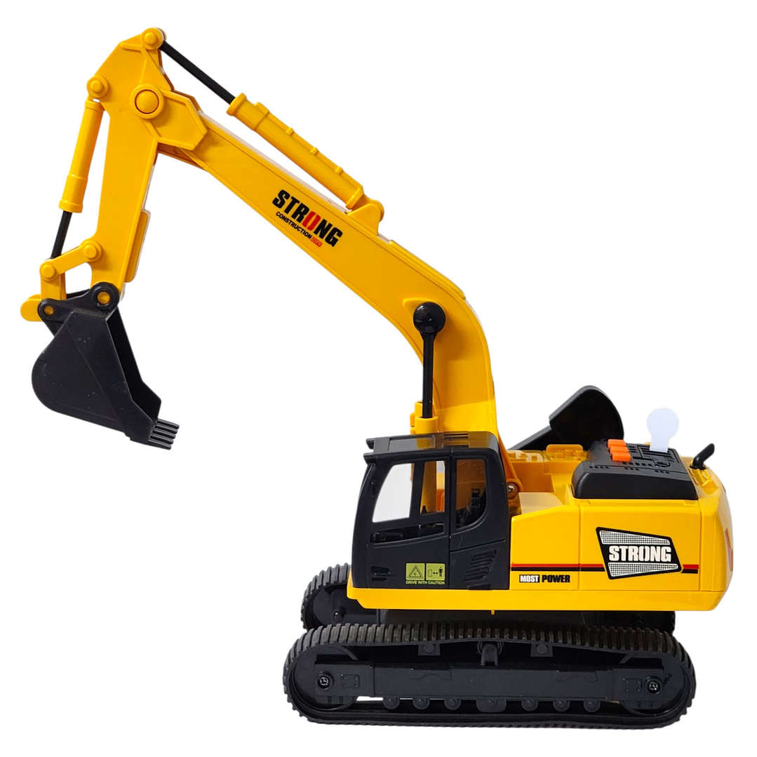 Juguete Retroexcavadora Fricción Luces Sonidos DBG1685 4