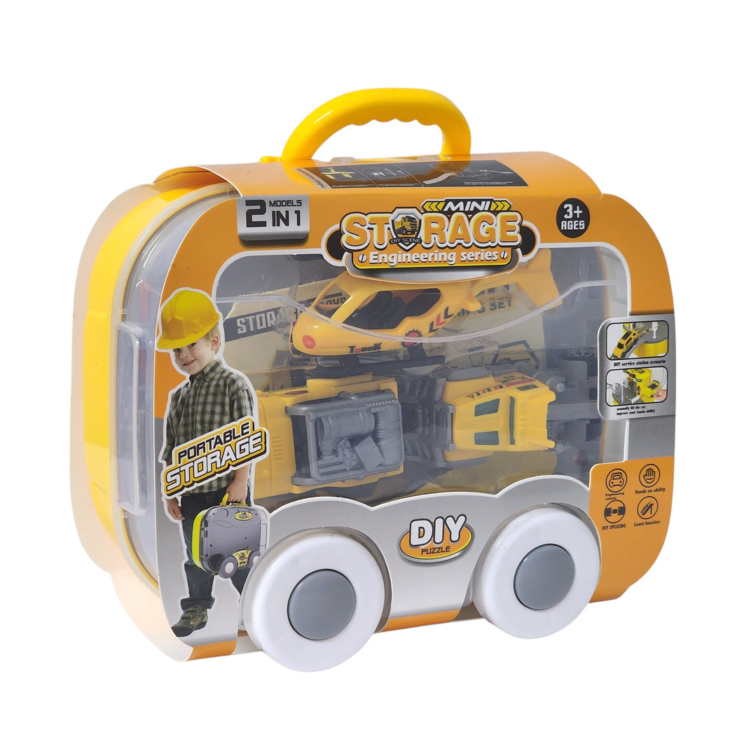 Juguete Estación Construcción 2 en 1 con Vehículos DBG1707 1