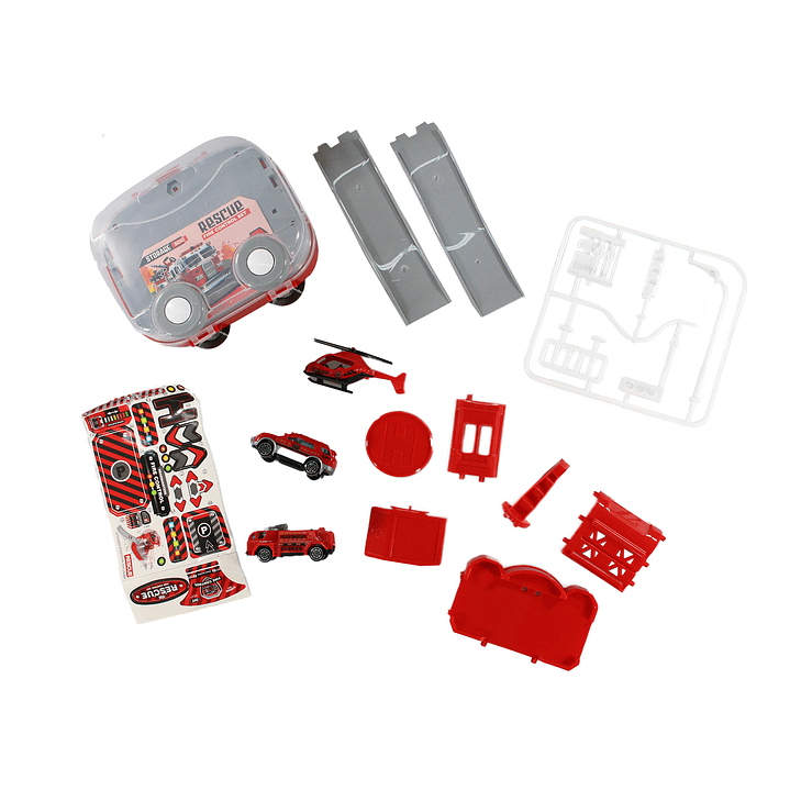 Juguete Estación Bomberos 2 en 1 con Vehículos DBG1708 3