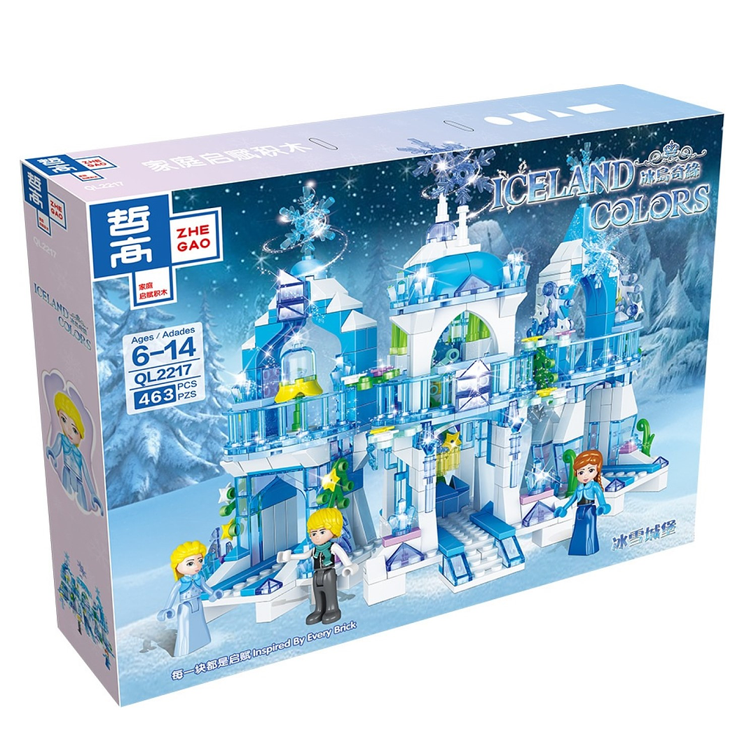 Set Bloques Armables Castillo de Hielo 463 Piezas DBG1539 3