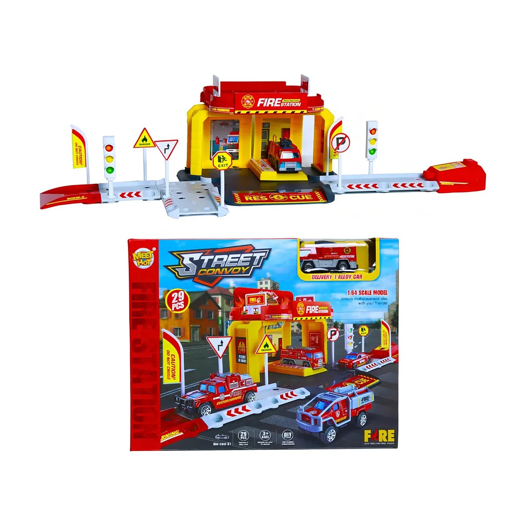 Set bloques Armables Estación de Bomberos 29 Pzs DBG1701 1